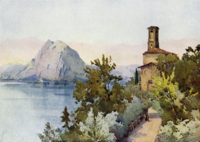 Monte San Salvatore, Lago di Lugano von Ella Du Cane