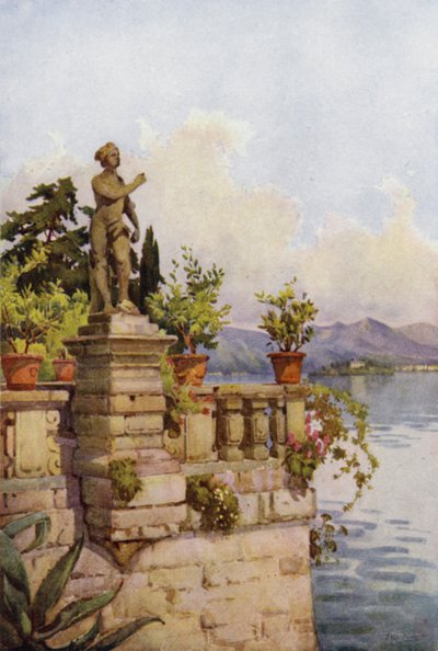 Terrasse, Isola Bella, Lago Maggiore von Ella Du Cane