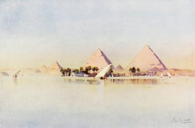 Die große Pyramide von Gizeh von Ella Du Cane