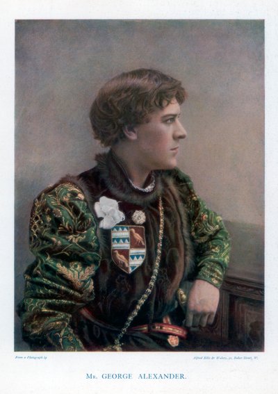 Sir George Alexander, englischer Schauspieler und Theatermanager, 1901 von Ellis and Walery