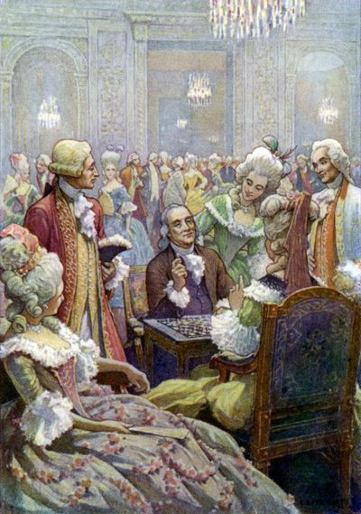 Benjamin Franklin am Hof von Ludwig XVI von Elmer Boyd Smith