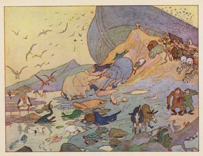 Noahs Arche: Verlassen der Arche von Elmer Boyd Smith