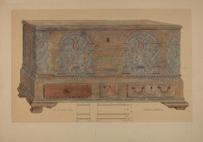 Pa. Deutscher Schrank von Elmer G. Anderson