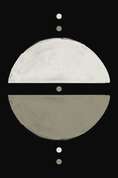 Abstrakte Mond-Dualität von Ema Paraschiv