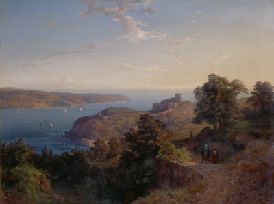 Die Mündung des Bosporus (Yoros Kalesi) von Emanuel Stöckler
