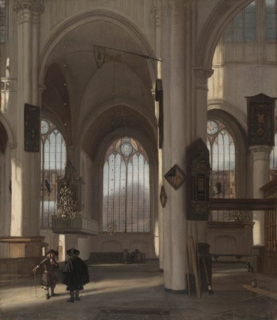 Innenraum einer Kirche, um 1680 von Emanuel de Witte