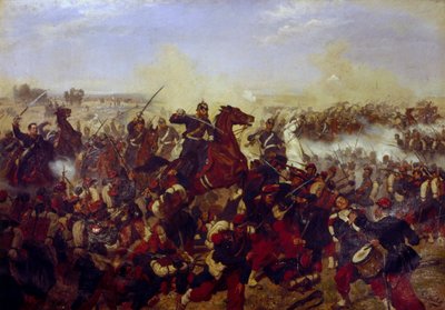 Die Schlacht von Mars-la-Tour am 16. August 1870, 1878 von Emil Huenten