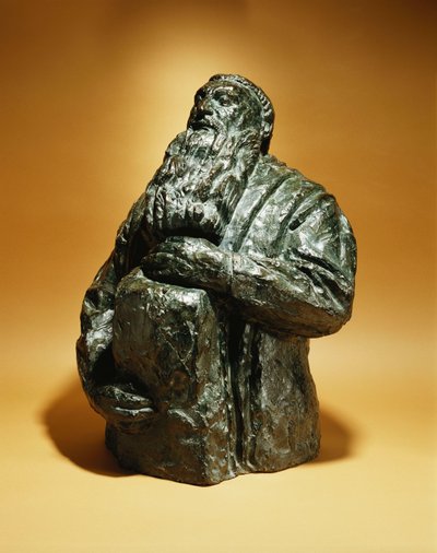 Rodin schaut zurück; Rodin Penche en Arriere, 1909 von Emile Antoine Bourdelle