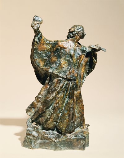 Bildhauerin bei der Arbeit; Femme Sculpteur au Travail, 1906 von Emile Antoine Bourdelle