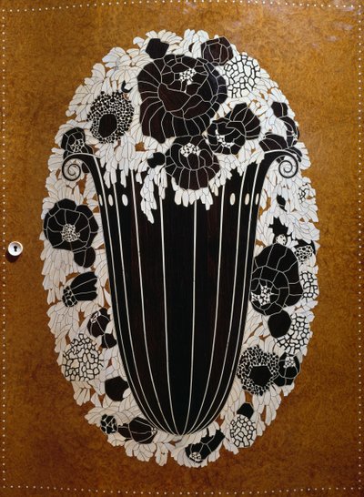 Art Deco Eckschrank von Émile Jacques Ruhlmann