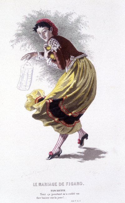 Fanchette in „Die Hochzeit des Figaro“ von Emile Antoine Bayard