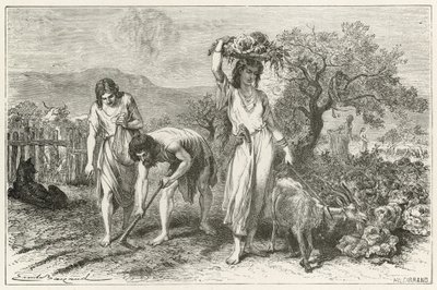Der Gartenbau in der Bronzezeit von Emile Antoine Bayard