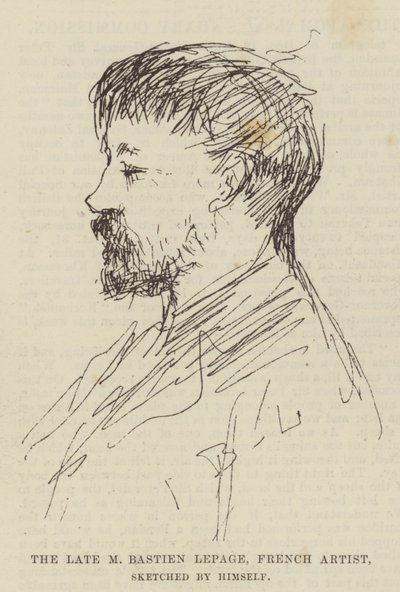 Der verstorbene M Bastien Lepage, französischer Künstler von Emile Bastien Lepage