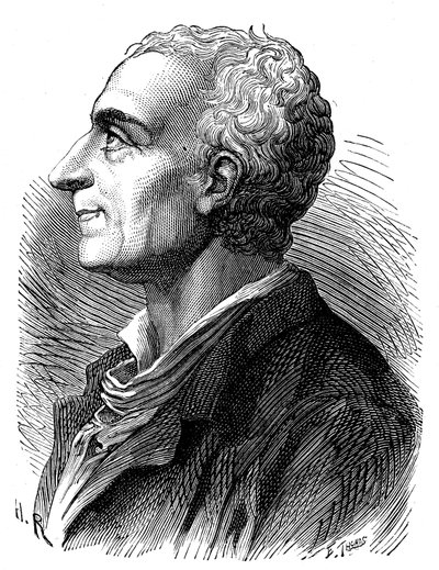 Porträt von Montesquieu von Émile Bayard