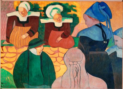 Frauen in der Bretagne von Emile Bernard