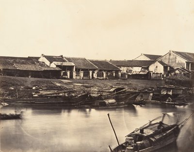 Vue de la Ville Chinoise Cholen Feuille No. 4 von Emile Gsell
