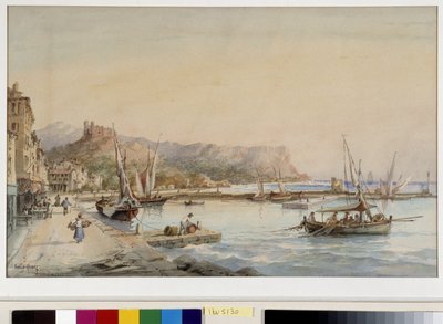 Ansicht des Hafens von Cassis von Emile Henry