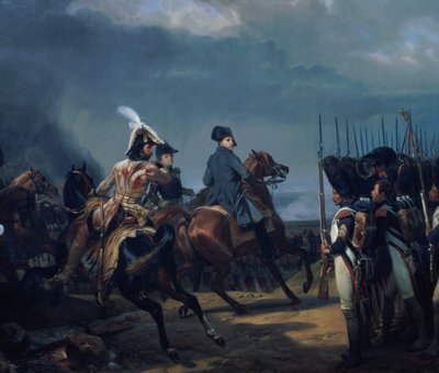 Die Schlacht von Jena, 14. Oktober 1806 von Emile Jean Horace Vernet
