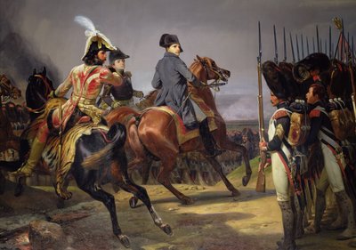 Die Schlacht von Jena, 14. Oktober 1806 (Detail) von Emile Jean Horace Vernet