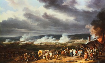 Die Schlacht von Jemappes, 1792, 1821 von Emile Jean Horace Vernet