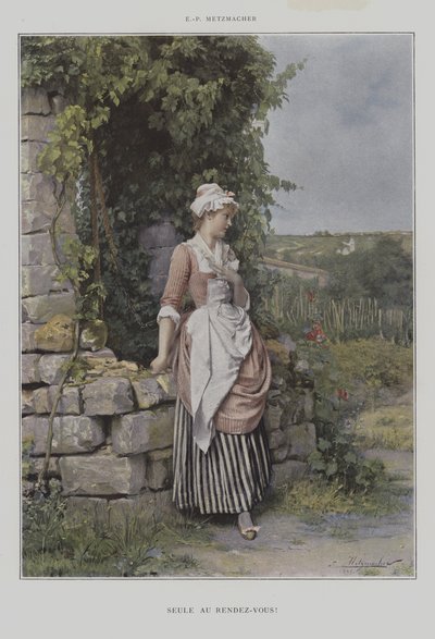 Allein am Treffpunkt von Emile Pierre Metzmacher