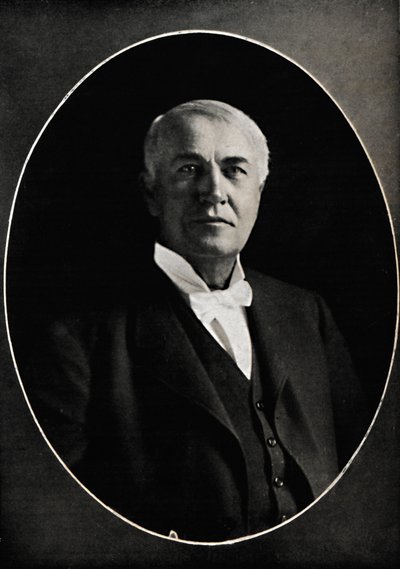 Thomas Edison, der Zauberer des Westens, ca. 1880er, 1914 von Emilie Bieber