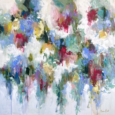 Buntes Blumenabstrakt von Emma Bell