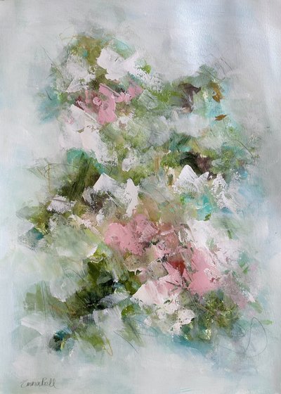 Weicher rosa Garten von Emma Bell