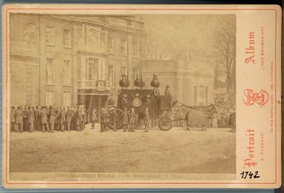 Das Begräbnis von Kaiser Napoleon III von Emmanuel Flamant