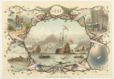 Der Zug nach Chatham und die Eroberung der Royal Charles, 1667 von Emrik and Binger