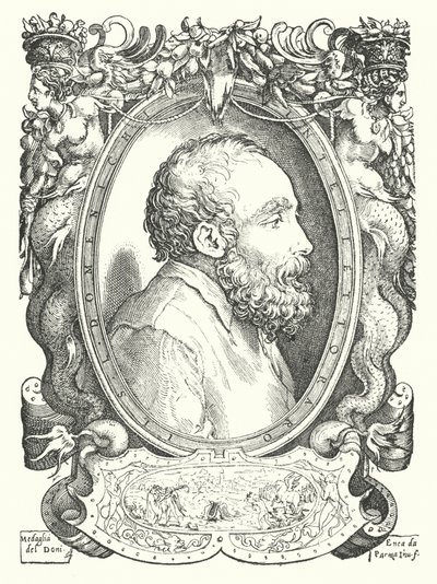 Lodovico Domenichi, italienischer Renaissance-Übersetzer und Schriftsteller von Enea Vico