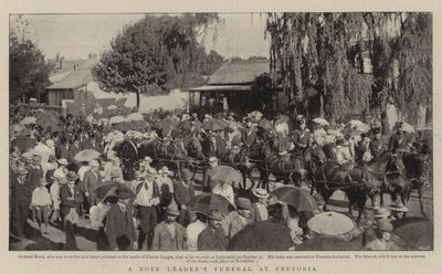Begräbnis eines Burenführers in Pretoria von English Photographer