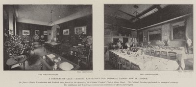 Ein Krönungsklub, zentrales Rendezvous für Kolonialtruppen jetzt in London von English Photographer