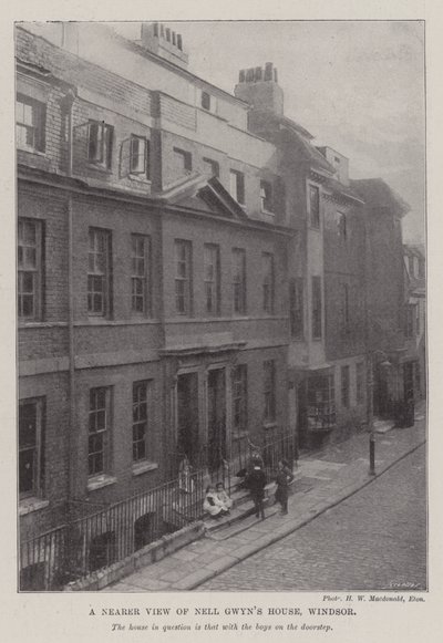 Eine nähere Ansicht von Nell Gwyns Haus, Windsor von English Photographer