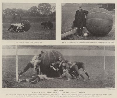 Ein neues Winterspiel, Pushball im Crystal Palace von English Photographer