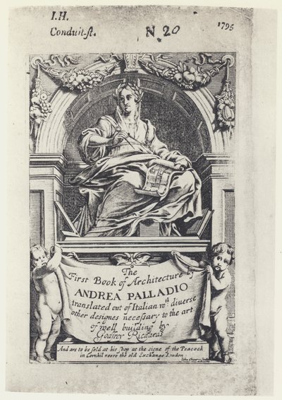 A Palladio, Das erste Buch der Architektur, Tr G Richards 1668 von English Photographer