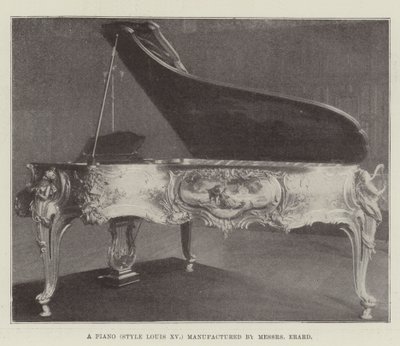 Ein Klavier (Stil Louis XV) hergestellt von Messers Erard von English Photographer