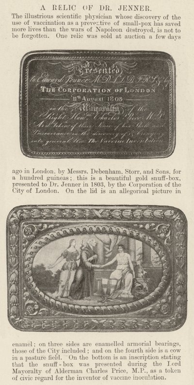 Ein Relikt von Dr. Jenner von English Photographer