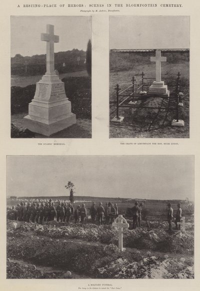 Ein Ruheplatz der Helden, Szenen auf dem Friedhof von Bloemfontein von English Photographer