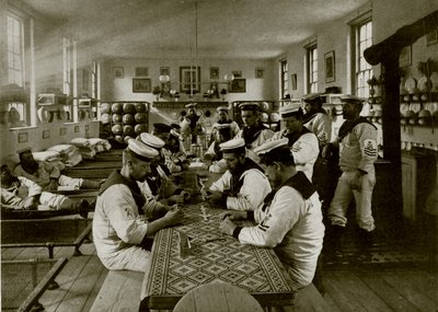 Ein Raum in der Marinekaserne, Whale Island, Portsmouth von English Photographer