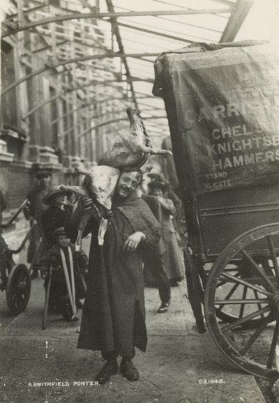 Ein Smithfield-Träger von English Photographer