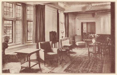 Ein Gemeinschaftsraum in Crosby Hall, Cheyne Walk von English Photographer