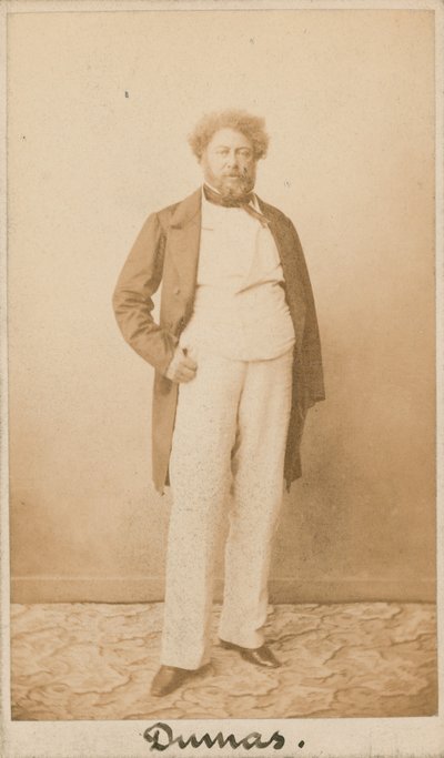 Alexandre Dumas, Schriftsteller von English Photographer