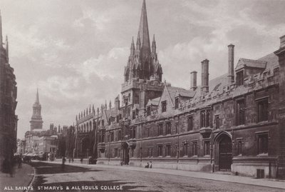 All Saints St Marys und All Souls College von English Photographer