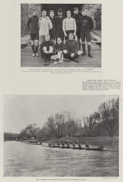 Amerikanische Crew für Henley von English Photographer