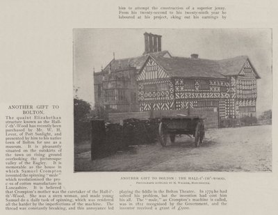Ein weiteres Geschenk an Bolton, die Hall-i-th-Wood von English Photographer