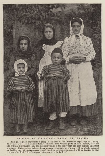Armenische Waisen aus Erzeroum von English Photographer