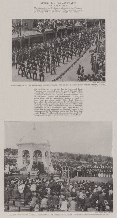 Feierlichkeiten des australischen Commonwealth von English Photographer