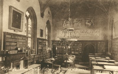 Bibliothek des Balliol College, Oxford von English Photographer