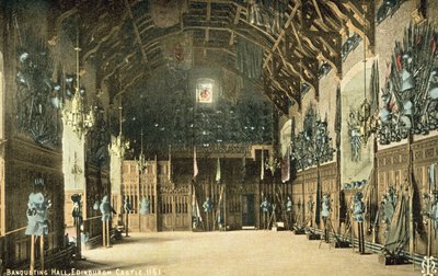 Bankettsaal, Edinburgh Castle von English Photographer